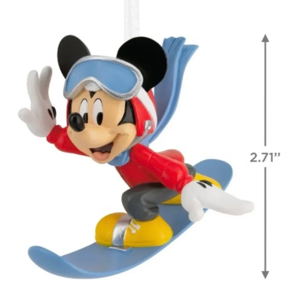 Hallmark Disney’s “Mickey Mouse Snowboarding” Christmas Ornament (NWT)